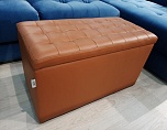 Банкетка ТОМАС 2 (с бел. ящиком) (Grann Madras Golden brown Аутлет Outlet
